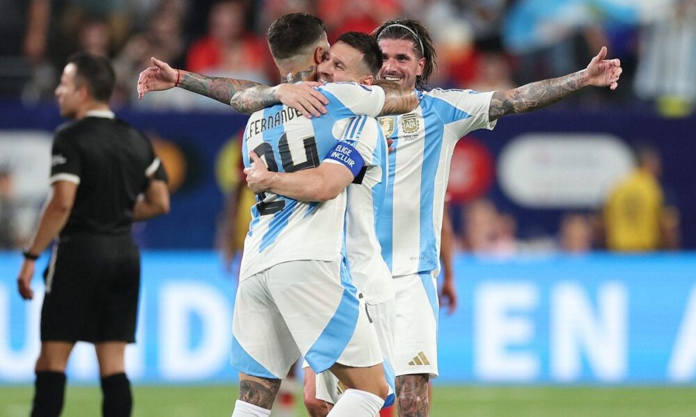 Argentina a la final de la Copa América tras ganarle 2-0 a Canadá