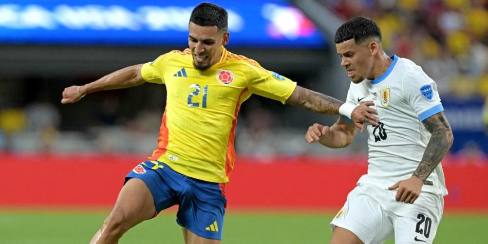 Colombia pasa a la final de la Copa América tras ganarle 1-0 a Uruguay