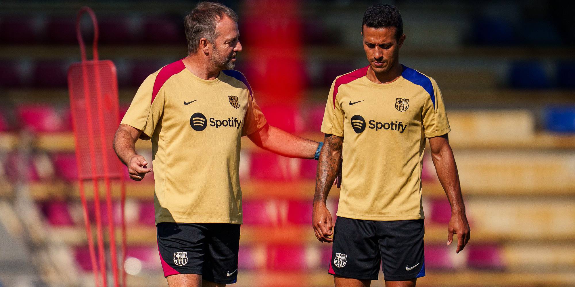 Thiago Alcántara al comando técnico del FC Barcelona